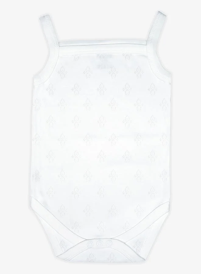 Babies Basic Pack of 3 - Super Combed Cotton Sleeveless Bodysuit